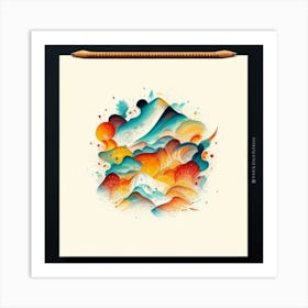 Abstract Painting 14 Art Print