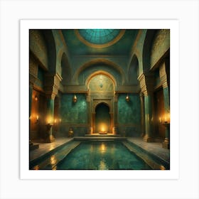 turkish hamam Art Print