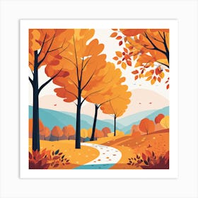 Autumn Landscape 4 Art Print