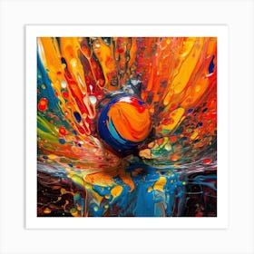 Abstract Painting 169 Art Print