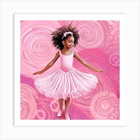 Ballerina Girl Art Print