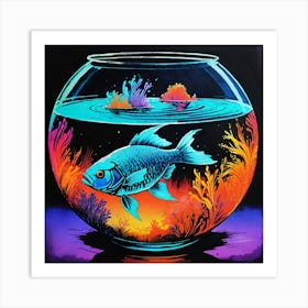 Fish Bowl 5 Art Print