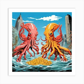 Octopus 84 Art Print