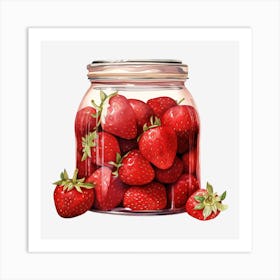 Strawberry Jar 9 Art Print