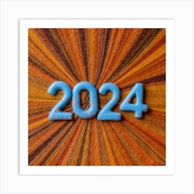 Gift form in the colors of the year 2024 2 Art Print