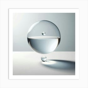 Water Drop - Water Drop Stock Videos & Royalty-Free Footage Art Print