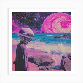 Planets On The Brain Art Print