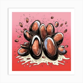 Chocolate Shells Affiche