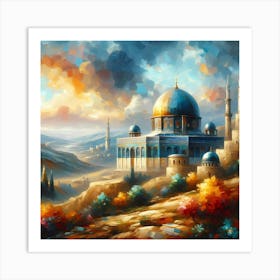 Dome Of The Rock Art Print