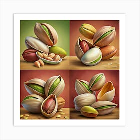 Pistachios In Shells Art Print