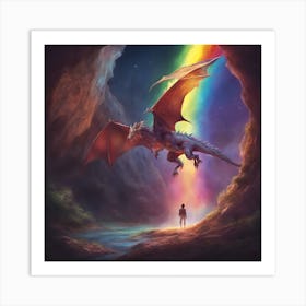 Huge dragon Art Print