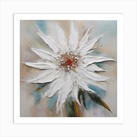 Edelweiss flower 2 Art Print