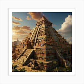 Pyramid Of The Sun Art Print