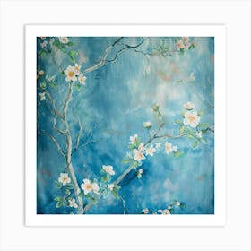 Magnolia Blossoms Art Print