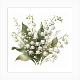 Lilies of the Valley 5 Art Print