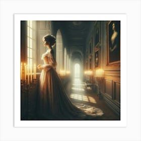 Woman By The Window 8 Art Print