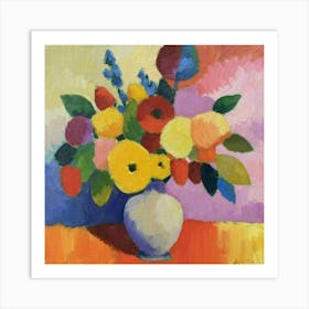 Vibrant Oil Painting 13 Art Print