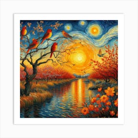 Starry Night 4 Art Print