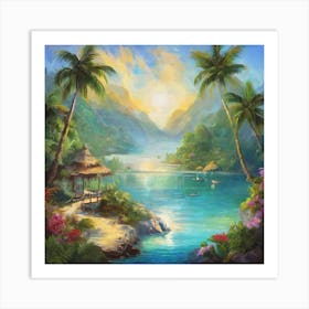 Tropical Paradise Art Print