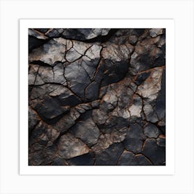 Rock Texture Art Print