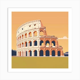 Colosseum in Rome 4 Art Print