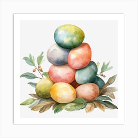 Easter Eggs 6 Art Print