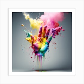 Hand Givers Art Print