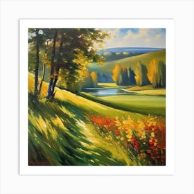 Russian Landscape Painting 3 Art Print