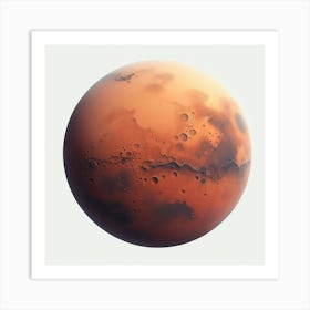 Mars Planet 2 Art Print