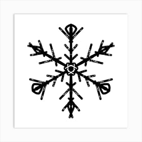 Snowflake 57 Art Print