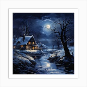 Winter's Night Art Print