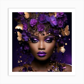 Purple Beauty 1 Art Print