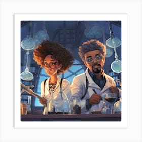 Science Nerd 3 Art Print