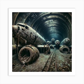 Plane graveyard Art Print