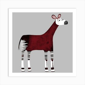 Okapi Art Print