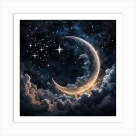 Crescent In The Sky art print 3 Art Print