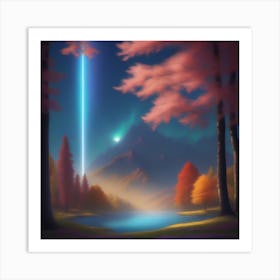 Tree In The Forest Art Print