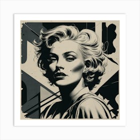 Chiaroscuro Mystique A Pop Art Tribute (7) Art Print