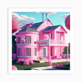 Barbie Dream House (656) Art Print