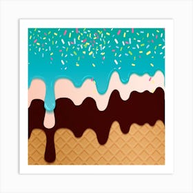 Ice Cream Sundae 8 Art Print