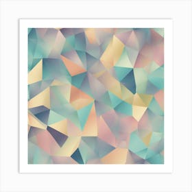 Abstract Triangles 3 Art Print