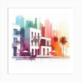 Cityscape 31 Art Print