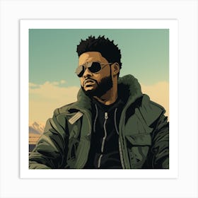 Freddypaps The Weeknd Art Print