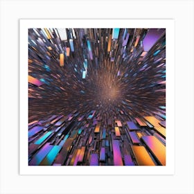 Abstract Space Background Art Print