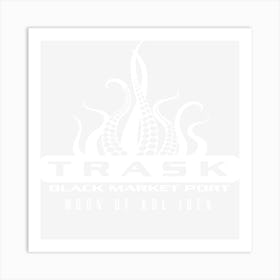 Trask Port Art Print