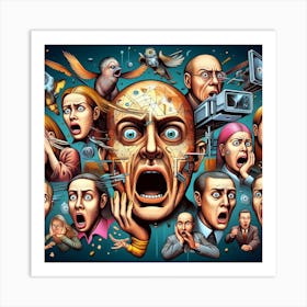 Group Of People Art Print