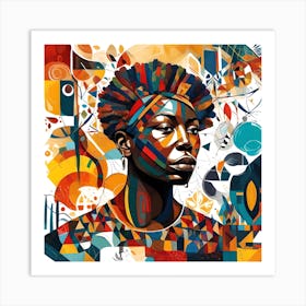 African Woman Art Print