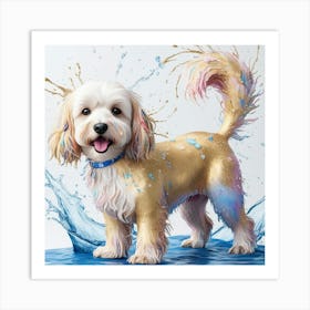 Cute Dog Art Print