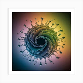 Fractal Swirl Art Print