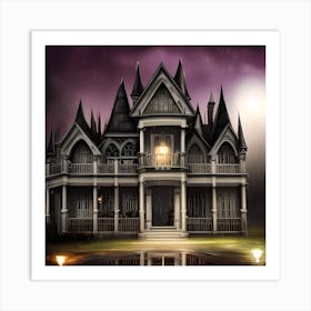 Dark Mansion Art Print